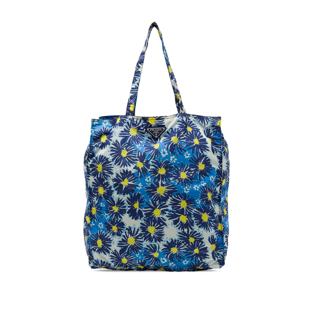 Pre-Loved Prada Tessuto Stampato Floral Tote